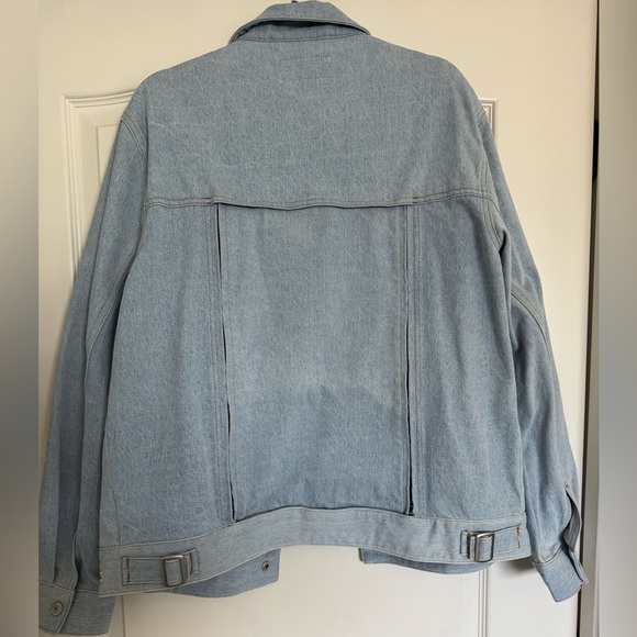 SWAPWEAR Oceanside Denim Jacket with 4 Interchangeable Back Pieces Sz M - Picture 4 of 9